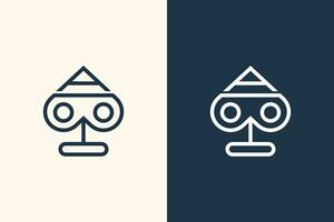 Betel leaf logo design template vector