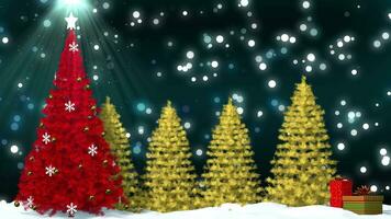 Christmas Tree Background video