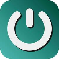 Power Vector Glyph Gradient Background Icon For Personal And Commercial Use.