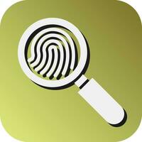 Forensic Vector Glyph Gradient Background Icon For Personal And Commercial Use.