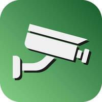 Cctv Vector Glyph Gradient Background Icon For Personal And Commercial Use.