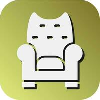 Toy Chair Vector Glyph Gradient Background Icon For Personal And Commercial Use.