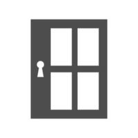 Door design logo icon vector