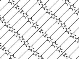 Star on the Lines Motifs Pattern. can use for Modern Decoration, Ornate, Wallpaper, Cover, Wrapping, Carpet Pattern, Tile, Fashion, Textile, or Graphic Design Element. Vector Illustration