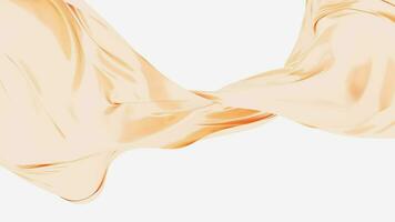 Abstract silk fabric design element, silk background, 3d rendering. video