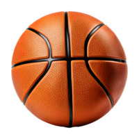 AI generated Basketball Ball Isolated on Transparent Background png