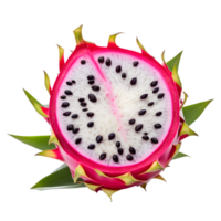 ai généré dragon fruit isolé sur transparent Contexte png