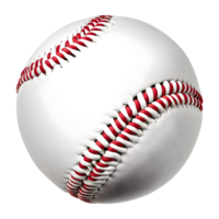 ai generado béisbol pelota aislado en transparente antecedentes png