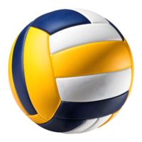 ai generiert Volleyball Ball isoliert auf transparent Hintergrund png