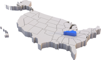 Kentucky estado de Estados Unidos mapa png