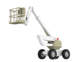 Aerial platform or lift bucket isolated on background. 3d rendering - illustration png