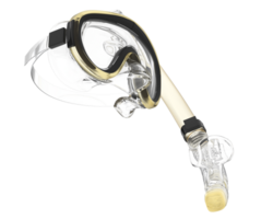 snorkelen duiken masker geïsoleerd Aan achtergrond. 3d renderen - illustratie png