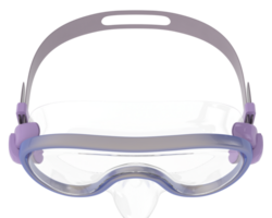 Snorkeling dive mask isolated on background. 3d rendering - illustration png