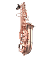 saxophone isolé sur Contexte. 3d le rendu - illustration png