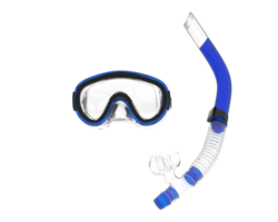 snorkeling mergulho mascarar isolado em fundo. 3d Renderização - ilustração png