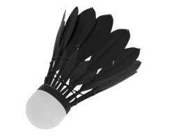 Realistic shuttlecock isolated on background. 3d rendering - illustration png