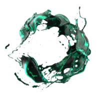 Liquid splash on background. 3d rendering - illustration png