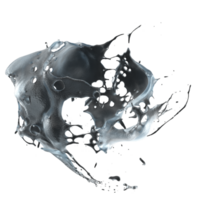 Liquid splash on background. 3d rendering - illustration png
