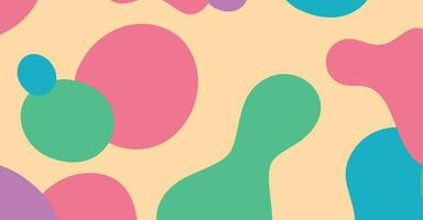 Abstract colorful geometric background. Liquid color background design vector
