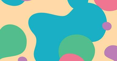 Abstract colorful geometric background. Liquid color background design vector