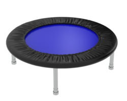 Trampoline isolated on background. 3d rendering - illustration png