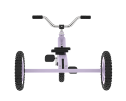 tricycle isolé sur Contexte. 3d le rendu - illustration png