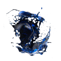 Liquid splash on background. 3d rendering - illustration png