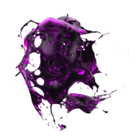 Liquid splash on background. 3d rendering - illustration png