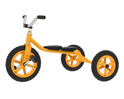 Tricycle isolated on background. 3d rendering - illustration png