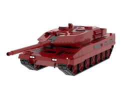 Tank isolated on background. 3d rendering - illustration png