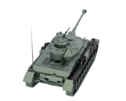 Tank isolated on background. 3d rendering - illustration png