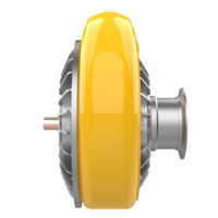 Auto Motor Turbine isoliert auf Hintergrund. 3d Rendern - - Illustration png