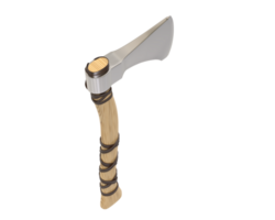 Viking axe isolated on background. 3d rendering - illustration png