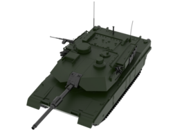 Tank isolated on background. 3d rendering - illustration png