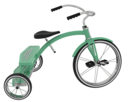 Tricycle isolated on background. 3d rendering - illustration png