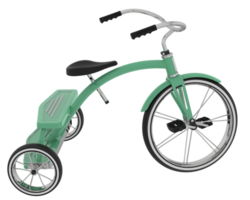 tricycle isolé sur Contexte. 3d le rendu - illustration png