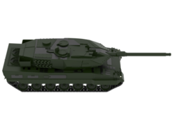 Tank isolated on background. 3d rendering - illustration png