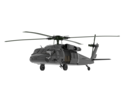 Helicopter isolated on background. 3d rendering - illustration png