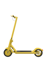 Electric scooter isolated on background. 3d rendering - illustration png