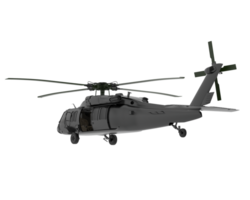 Helicopter isolated on background. 3d rendering - illustration png