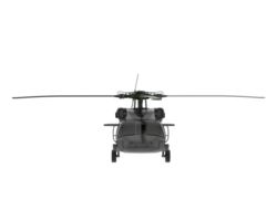 Helicopter isolated on background. 3d rendering - illustration png