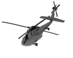 Helicopter isolated on background. 3d rendering - illustration png