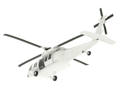 helicóptero aislado en antecedentes. 3d representación - ilustración png