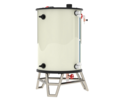 Fresh water tank isolated on background. 3d rendering - illustration png