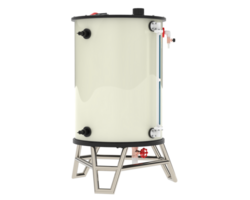 vers water tank geïsoleerd Aan achtergrond. 3d renderen - illustratie png