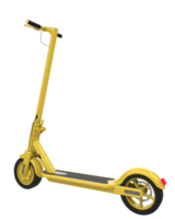 eléctrico scooter aislado en antecedentes. 3d representación - ilustración png