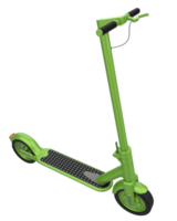 Electric scooter isolated on background. 3d rendering - illustration png