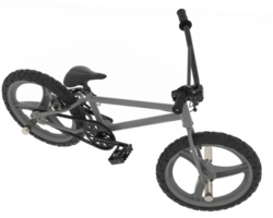 små cykel isolerat på bakgrund. 3d tolkning - illustration png