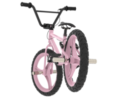 pequeno bicicleta isolado em fundo. 3d Renderização - ilustração png