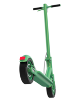 elektrisch scooter geïsoleerd Aan achtergrond. 3d renderen - illustratie png